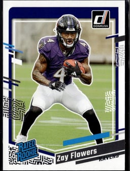 2023 Zay Flowers #307 Donruss