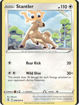 2021 Stantler #208 Fusion Strike