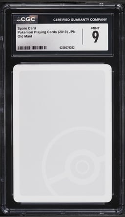 2019 Pokemon Japanese Playing Cards Old Maid Spare Card CGC 9 MINT