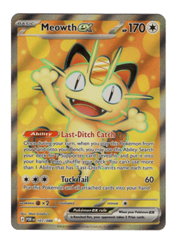2026 Meowth ex #107 Perfect Order