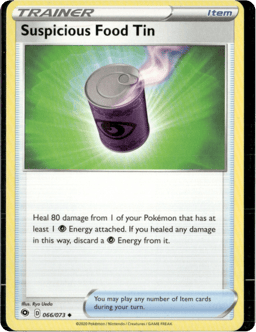 2020 Suspicious Food Tin #66 Champion's Path