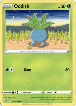 2022 Oddish #1 Lost Origin