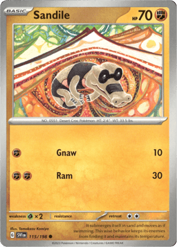 2023 Sandile #115 Scarlet & Violet