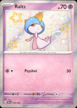 2024 Ralts #153 Paldean Fates