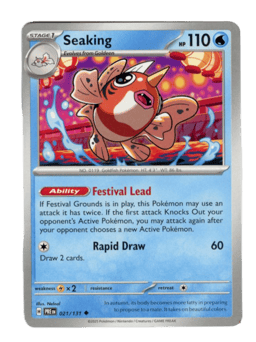 2025 Seaking #21 Prismatic Evolutions