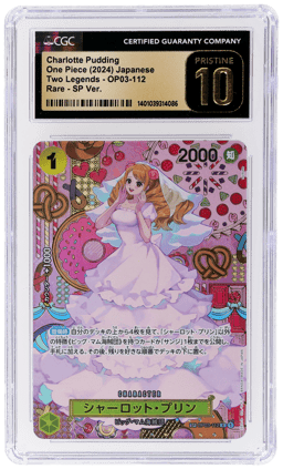 2024 One Piece Two Legends Japanese Special Art Rare Charlotte Pudding #OP03112 CGC PRI
