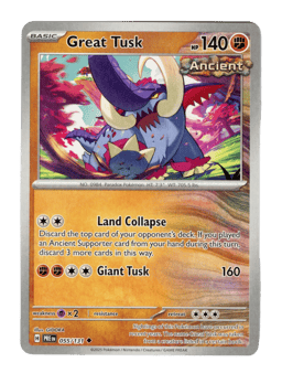 2025 Great Tusk #55 Prismatic Evolutions