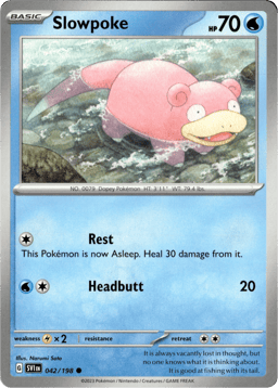 2023 Slowpoke #42 Scarlet & Violet