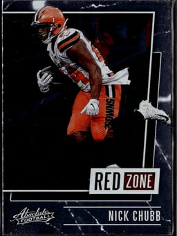 2020 Nick Chubb #RZ-NC Absolute Football Red Zone