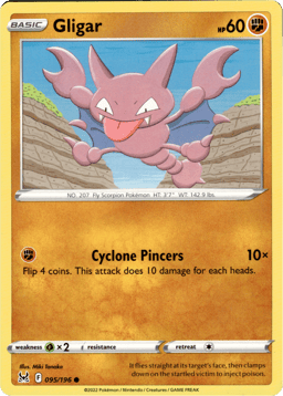 2022 Gligar #95 Lost Origin