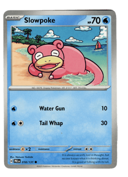 2025 Slowpoke #18 Prismatic Evolutions