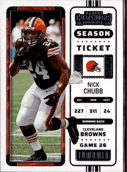 2022 Nick Chubb #24 Contenders