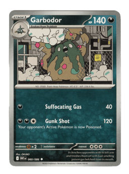 2025 Garbodor #60 White Flare