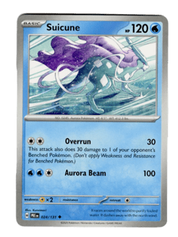 2025 Suicune #24 Prismatic Evolutions