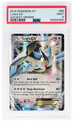 2015 Pokemon XY Ancient Origins Lugia Ex #68 PSA 9