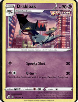 2021 Drakloak #129 Fusion Strike