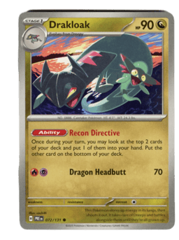 2025 Drakloak #72 Prismatic Evolutions