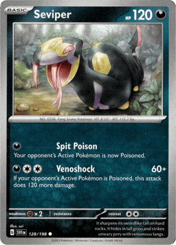 2023 Seviper #128 Scarlet & Violet