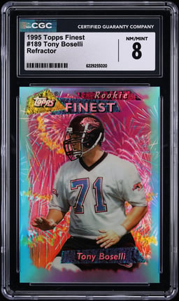 1995 Finest Refractor Tony Boselli ROOKIE #189 CGC 8 NM-MT
