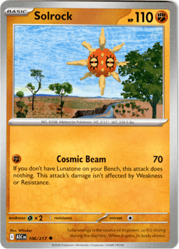 2026 Solrock #106 Ascended Heroes