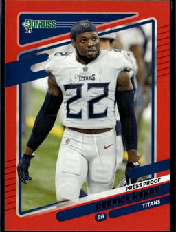 2021 Derrick Henry #14 Donruss Press Proof