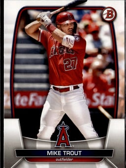 2023 Mike Trout #89 Bowman