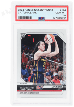 2024 Panini Instant WNBA Caitlin Clark #144 /14567 PSA 10