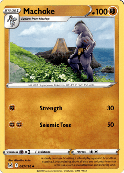 2022 Machoke #87 Lost Origin