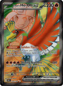 2025 Ethan's Ho-Oh ex #209 Destined Rivals
