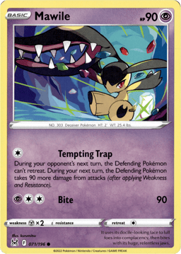 2022 Mawile #71 Lost Origin