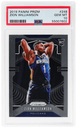 2019 Panini Prizm Zion Williamson #248 PSA 10