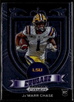 2021 Ja'Marr Chase #162 Prizm Draft Picks Crusade
