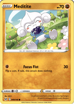 2022 Meditite #99 Lost Origin