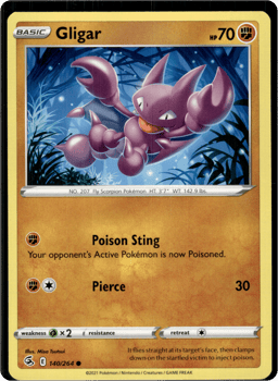 2021 Gligar #140 Fusion Strike