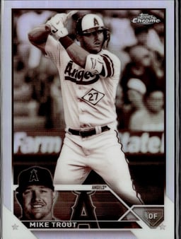 2023 Mike Trout #27 Topps Chrome