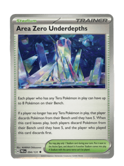 2025 Area Zero Underdepths #94 Prismatic Evolutions