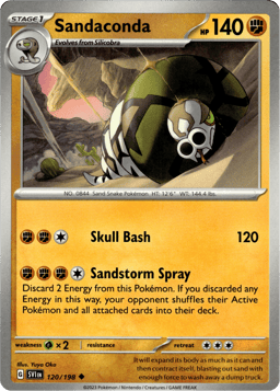 2023 Sandaconda #120 Scarlet & Violet