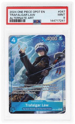 2024 One Piece 500 Years In the Future Alternate Art Trafalgar Law #OP07047 PSA 9