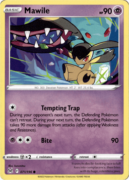 2022 Mawile #71 Lost Origin