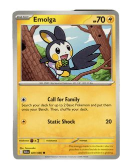 2025 Emolga #29 Black Bolt