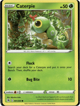 2021 Caterpie #1 Fusion Strike
