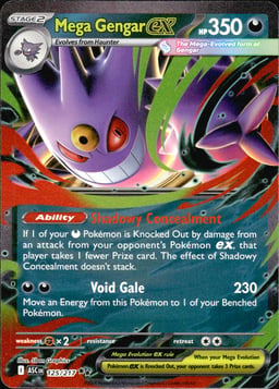 2026 Mega Gengar ex #125 Ascended Heroes