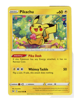 2022 Pikachu #52 Lost Origin
