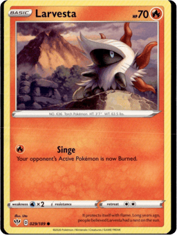 2020 Larvesta #29 Darkness Ablaze