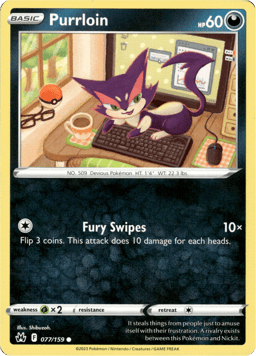 2023 Purrloin #77 Crown Zenith