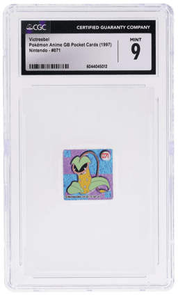 1997 Pokemon Anime Gameboy Pocket Card Japanese Red Back Victreebel #071 CGC 9