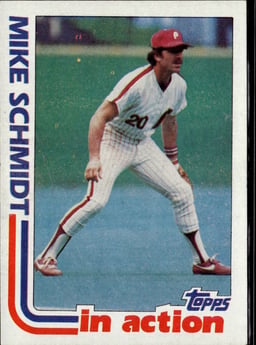 1982 Mike Schmidt #101 In Action