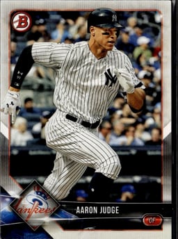 2018 Aaron Judge #24 Bowman