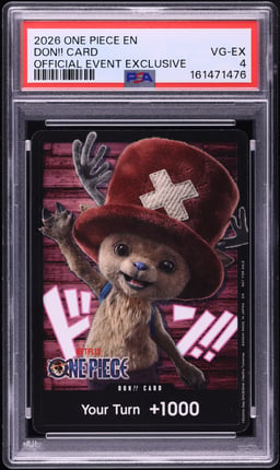 2026 One Piece Promo Official Event Exclusive Don!! Card PSA 4 VGEX