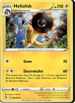 2021 Heliolisk #99 Fusion Strike